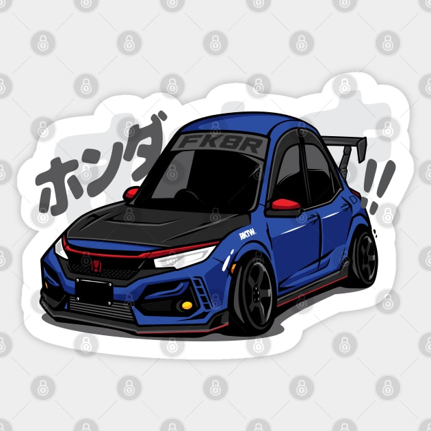 Civic Type R Sticker by Rockartworks